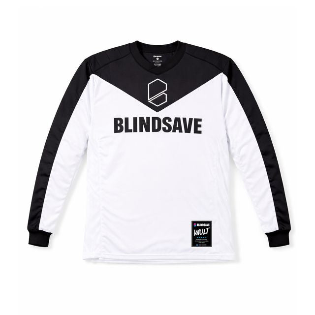 Str. S-M Målmands trøje - Blindsave Vault - Floorball bluse, hvid