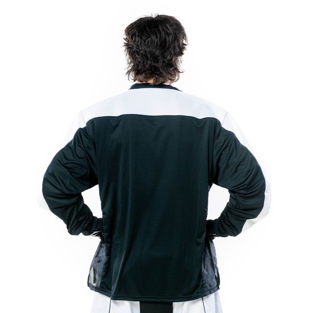 Str. L-XL Målmands trøje - Blindsave Vault - Floorball bluse, sort