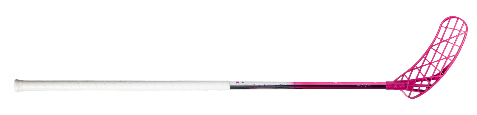 Senior 100-104 cm. - ZONE AIR/ONE SPEED 27 (Thin), Chrome/magenta - Floorballstav