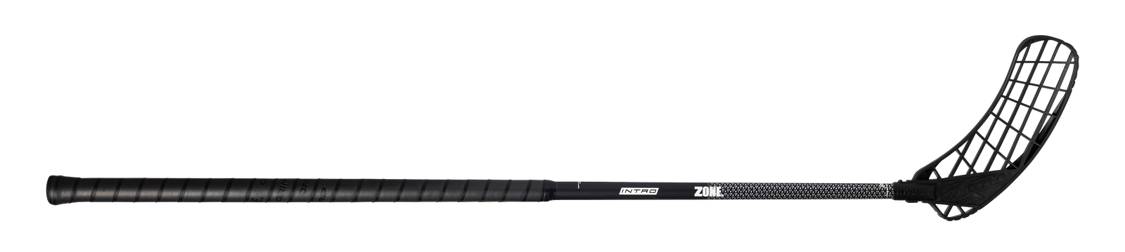 Senior 100-104 cm. - Zone HYPER Intro 27, sort - Floorballstav