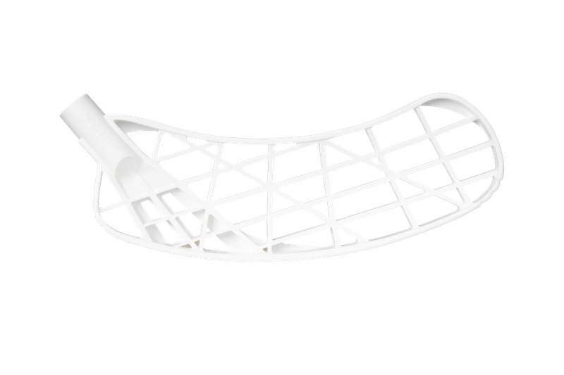 Floorball blad - Zone AIR/TWO stavblad - PP-H Hvid