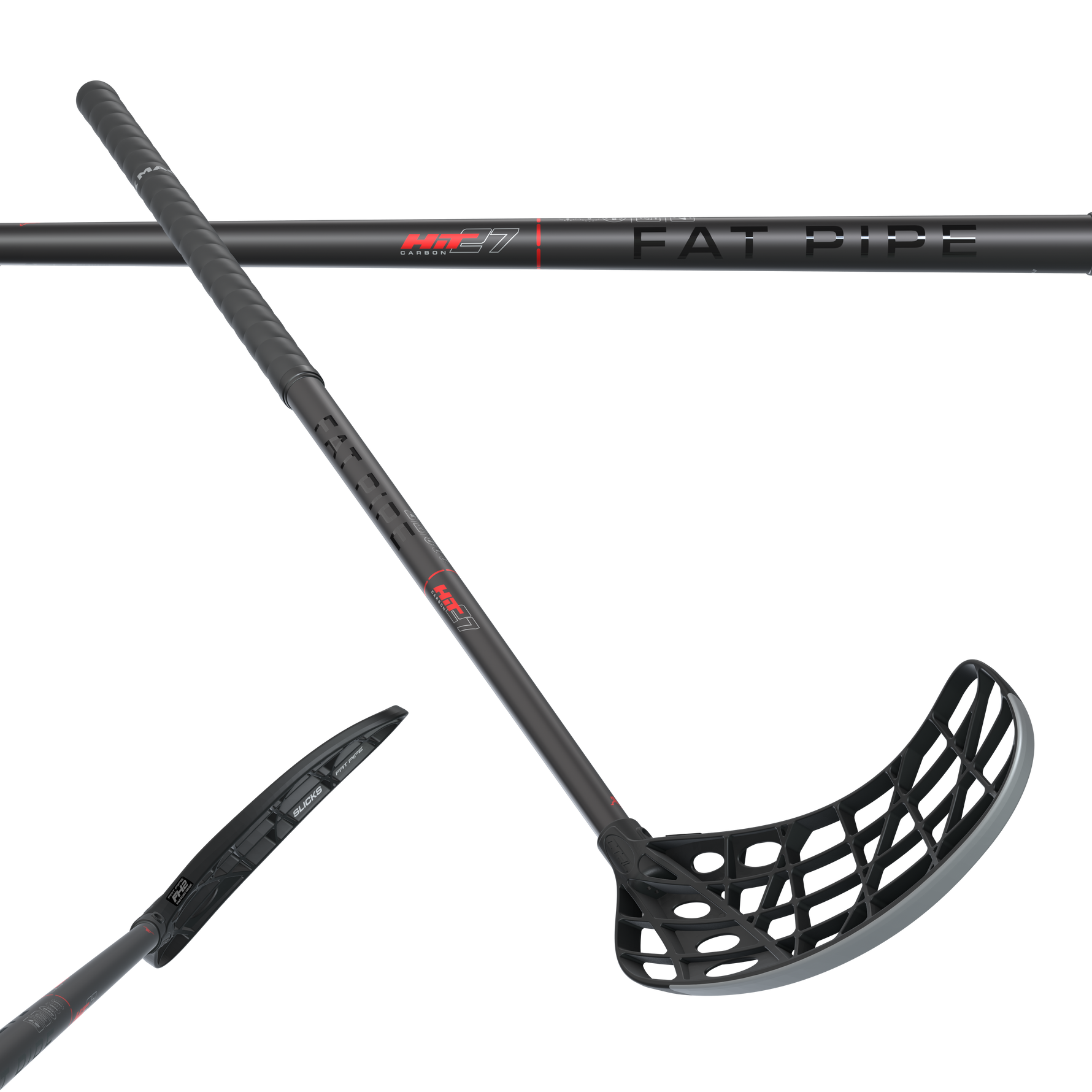 Senior 101-104 cm. - Fat pipe Hit 27 CRTL Slicks - Floorballstav