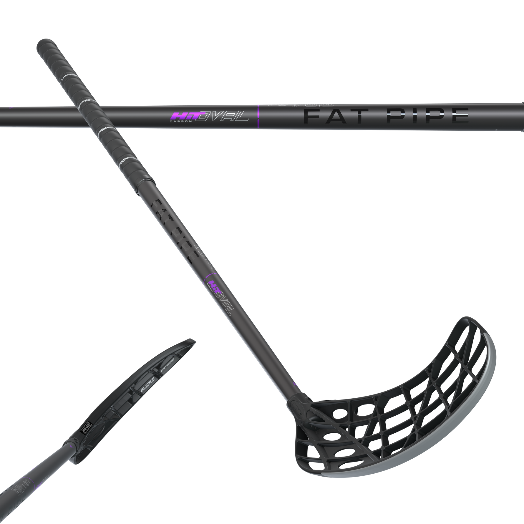 Senior 101-104 cm. - Fat pipe Hit Oval 27 CRTL Slicks - Floorballstav