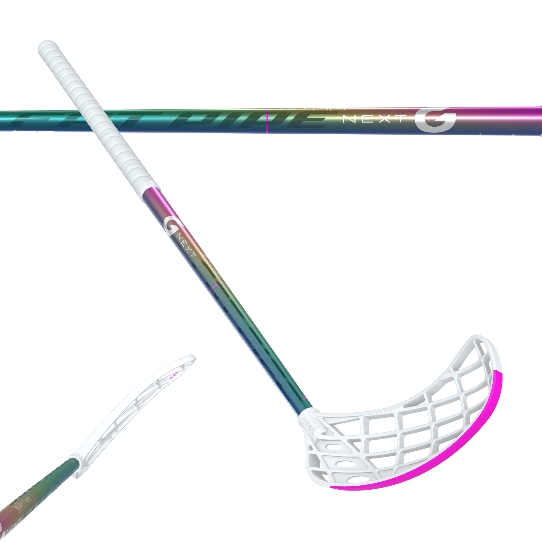 Senior 96 - 101 cm. - Fat pipe NEXT-G 29 Slik Slicks Round - Floorballstav