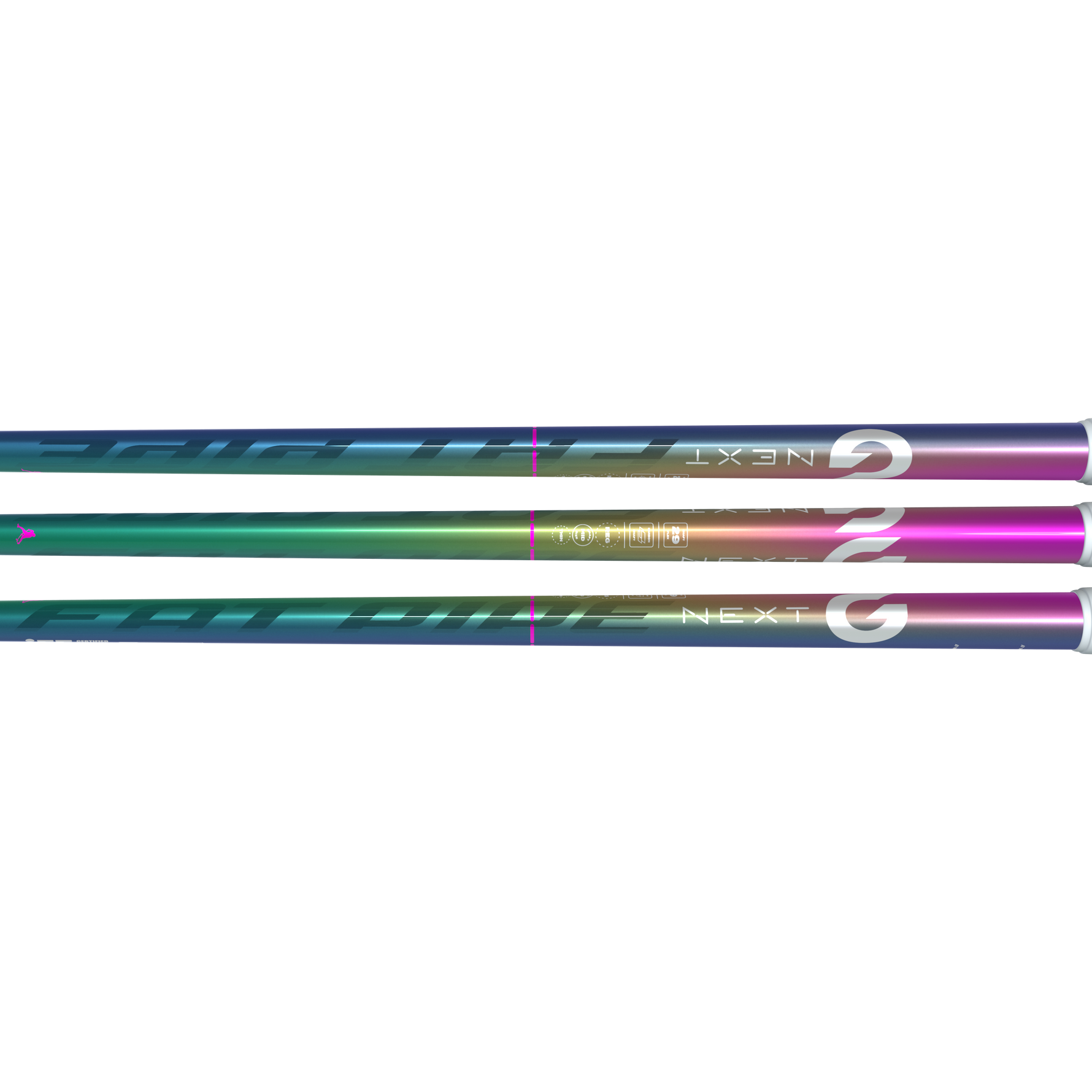Senior 96 - 101 cm. - Fat pipe NEXT-G 29 Slik Slicks Round - Floorballstav
