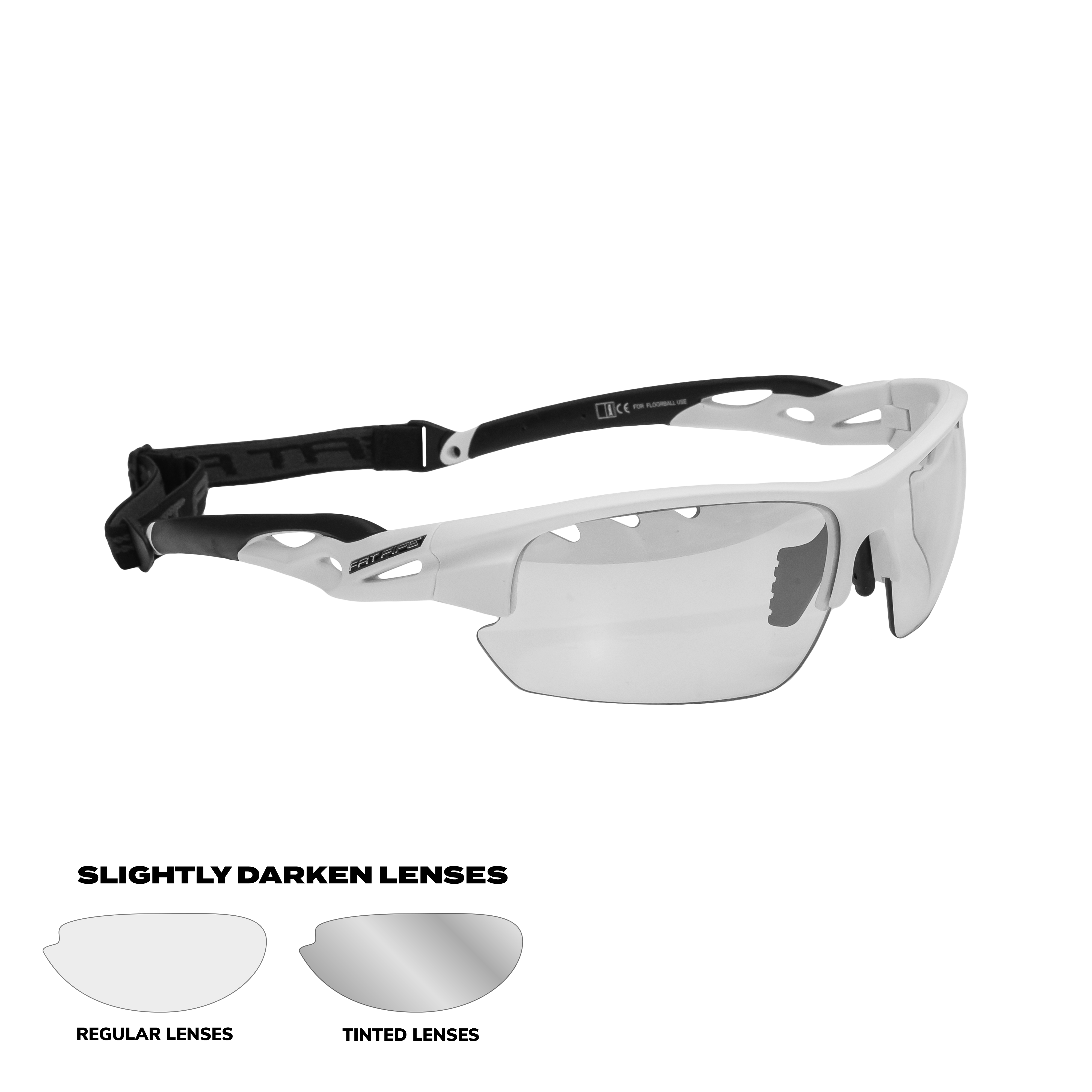 Senior floorball briller - Fat Pipe Protective Eyewear - hockey briller til voksne