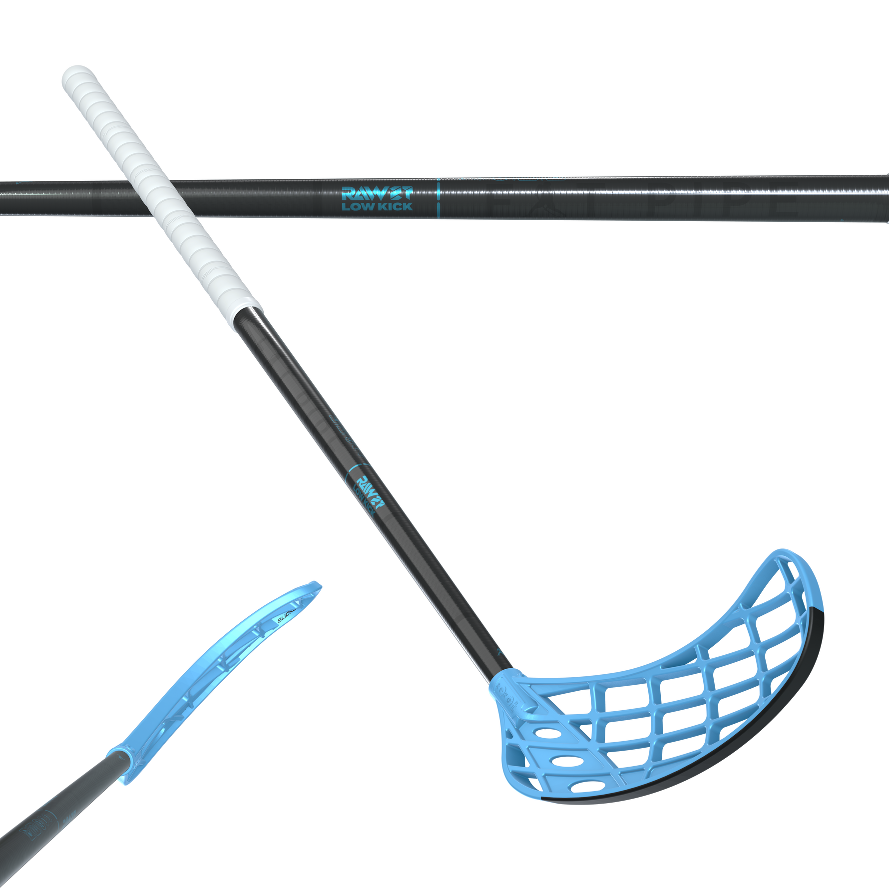 Senior 101-104 cm. - Fat pipe RAW 27 Low Kick Silk Slicks - Floorballstav