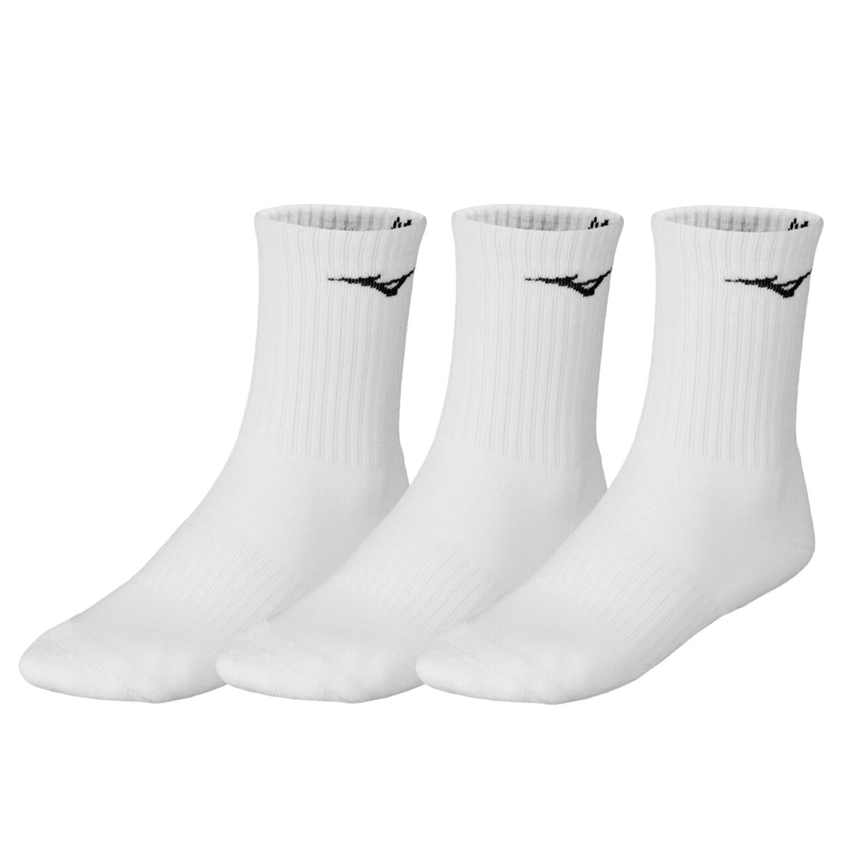 Mizuno 3-pak strømper - Hvid
