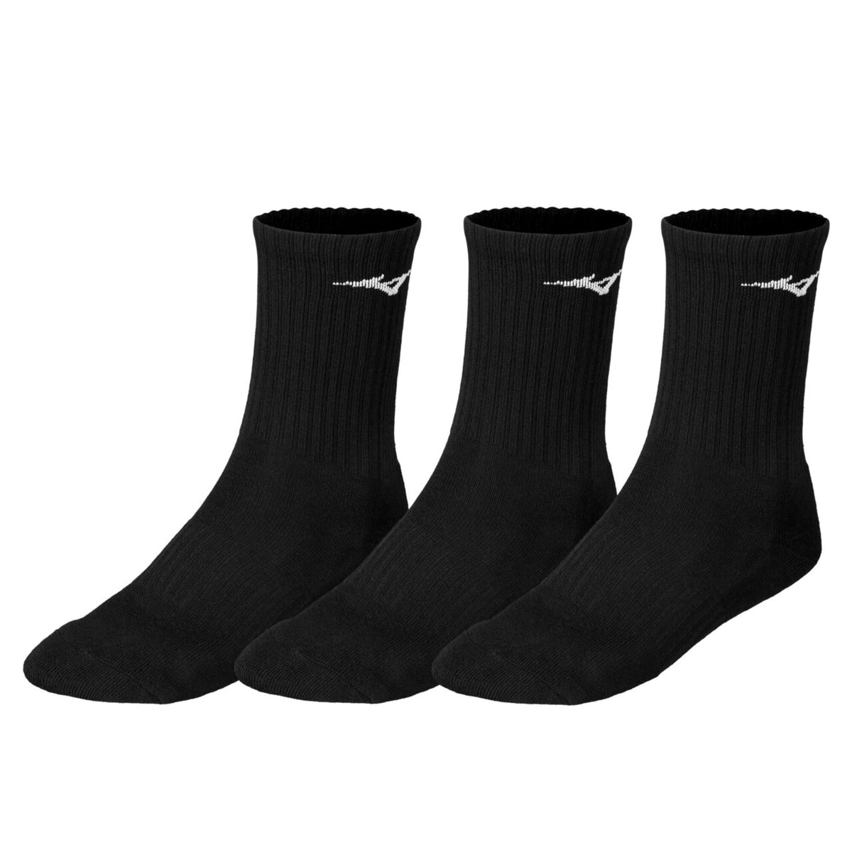 Mizuno 3-pak strømper - Sort
