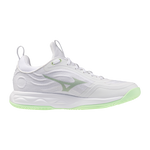 Str. 38,5-41 Mizuno Wave Luminous Elite – Floorball sko - Hvid/Lime grøn