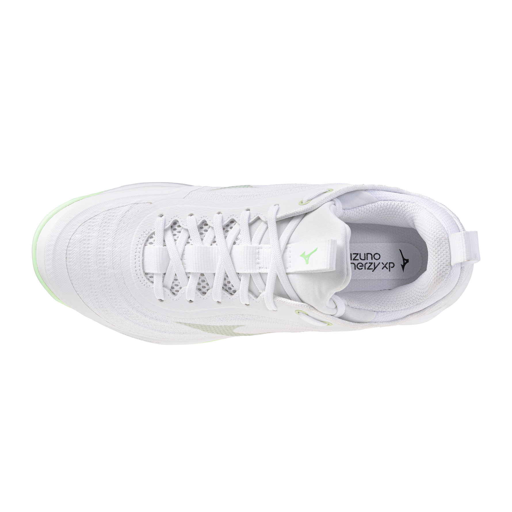 Str. 38,5-41 Mizuno Wave Luminous Elite – Floorball sko - Hvid/Lime grøn