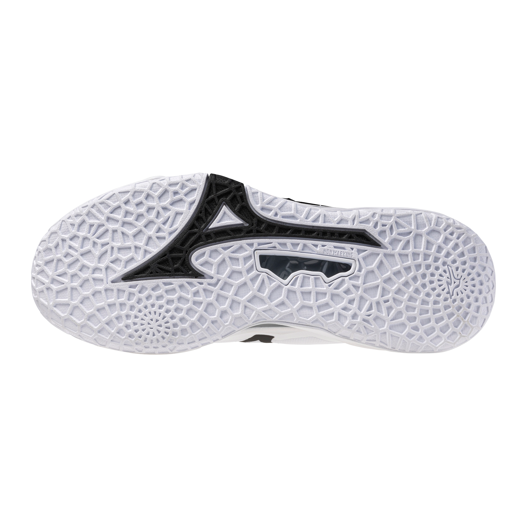 Str. 42-46 Mizuno Floorball sko - Mizuno Wave Stealth NEO 2.1 - Hvid/sort