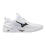 Str. 42-46 Mizuno Floorball sko - Mizuno Wave Stealth NEO 2.1 - Hvid/sort