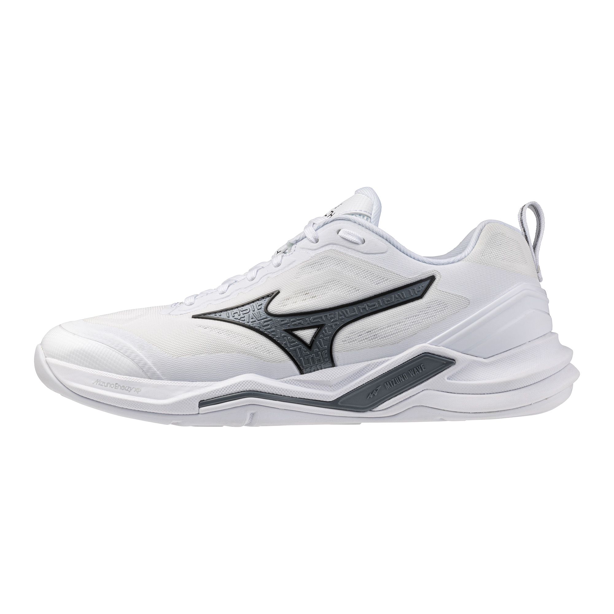 Str. 42-44 Mizuno Floorball sko - Mizuno Wave Stealth Elite - Hvid/Sort