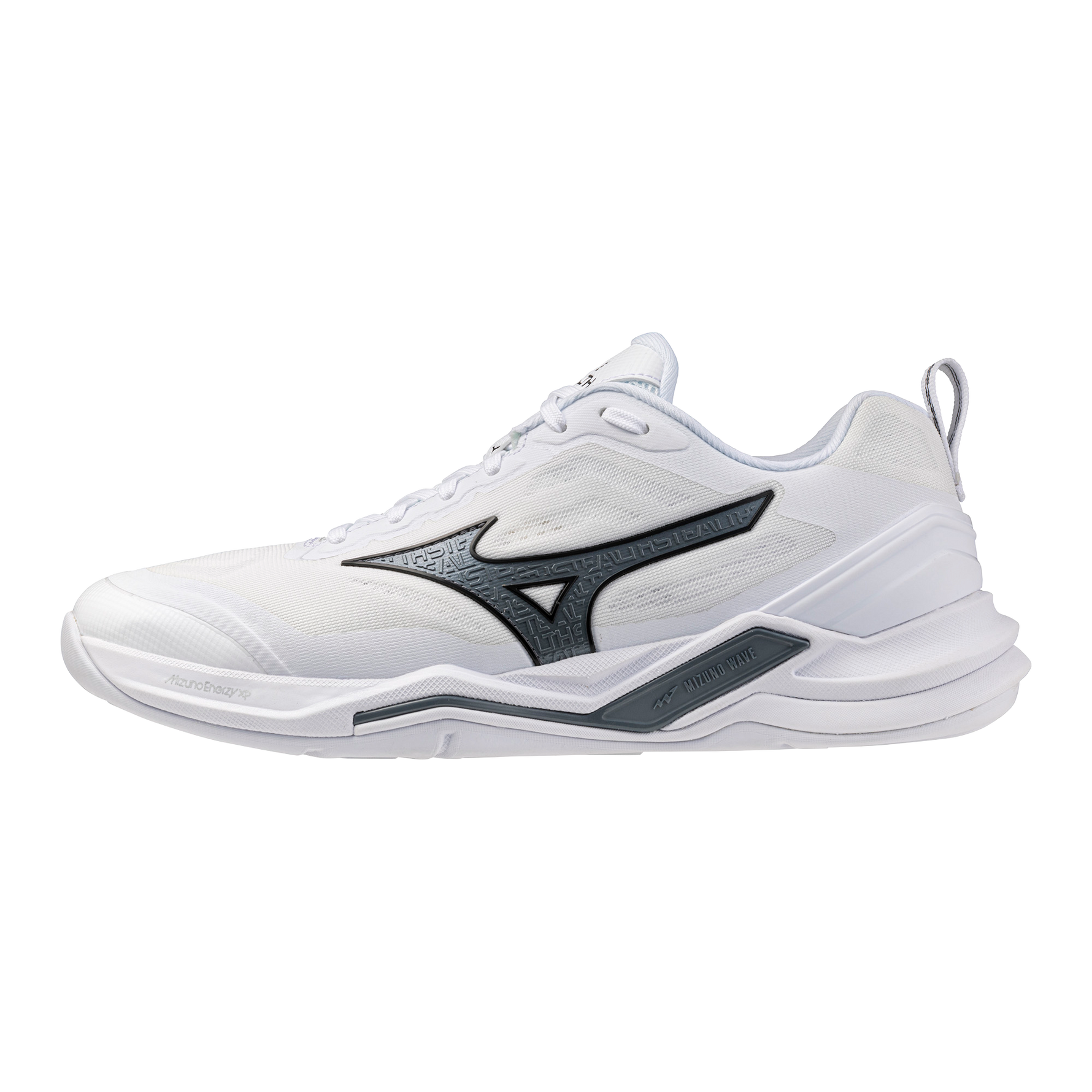 Str. 42-44 Mizuno Floorball sko - Mizuno Wave Stealth Elite - Hvid/Sort