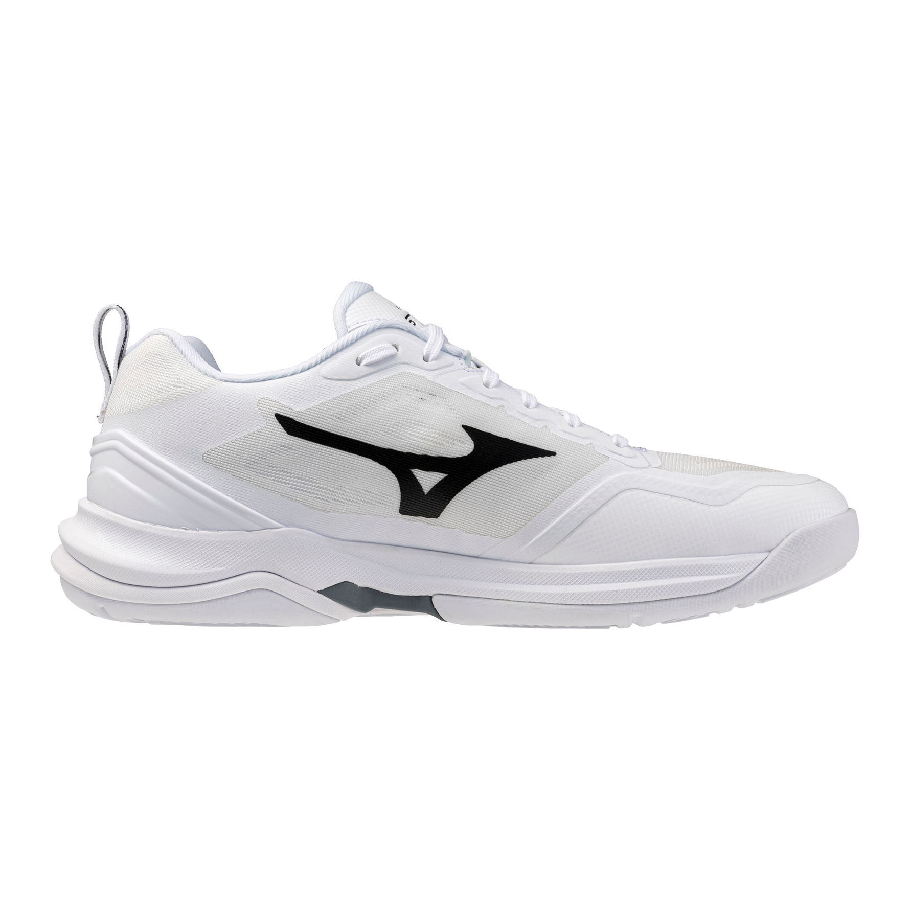 Str. 42-44 Mizuno Floorball sko - Mizuno Wave Stealth Elite - Hvid/Sort