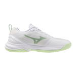 Str. 39-42 Mizuno Floorball sko - Mizuno Wave Stealth Elite - Hvid/Lime grøn
