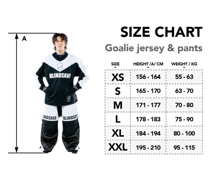 Str. M-XL Målmandsbukser - Blindsave Vault - Floorball bukser