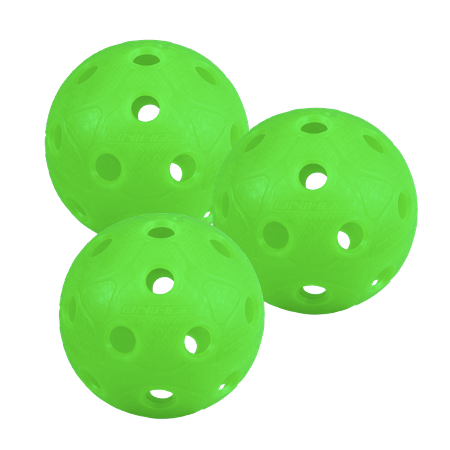 3-Pak Dynamic Floorball Bolde (Grøn)