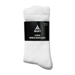 Select - 3-pak Basic sportsstrømper - Hvid