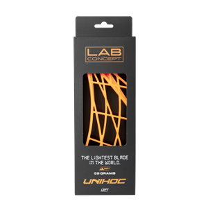 Blad - Unihoc LAB CONCEPT PP Titan - Floorball blad - Stavblad, Ice Orange