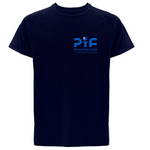 Str. 8-12 år og XS-XL - Privatskolen Frederikshavn - Sports T-shirt - Navy blue med logo
