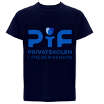 Str. 8-12 år og XS-XL - Privatskolen Frederikshavn - Sports T-shirt - Navy blue med logo