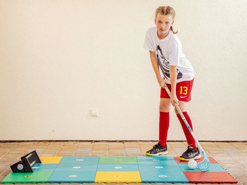 Skills Zone - My Floorball - Trænings floorball gulv / plader / brikker - 15 stk.