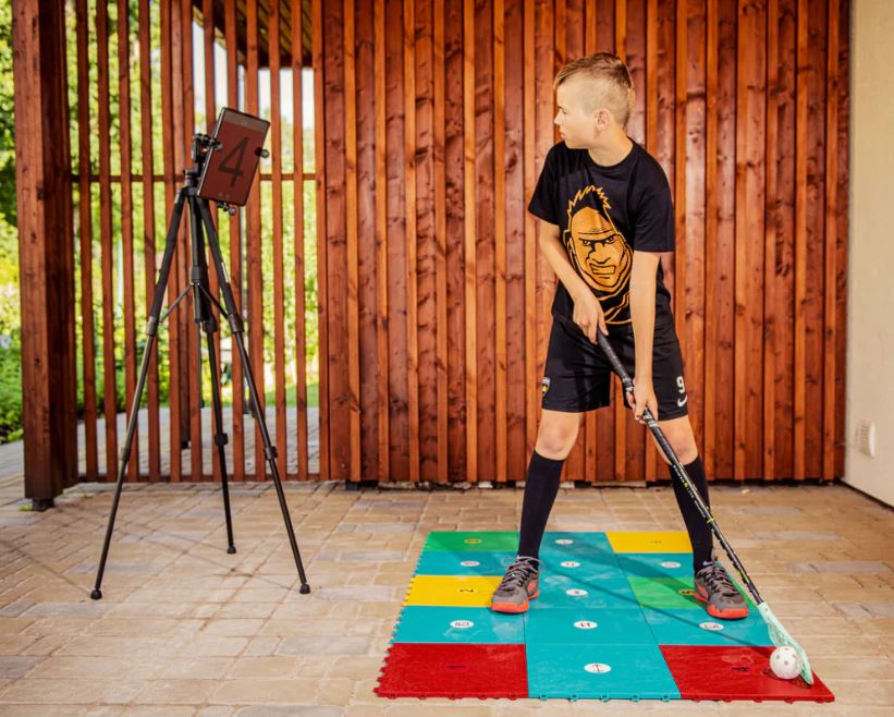 Skills Zone - My Floorball - Trænings floorball gulv / plader / brikker - 15 stk.