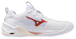 Str. 38,5-41 Floorball sko - Mizuno Wave Stealth NEO 2 - Kvindesko - Hvid/rosa/lava