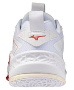 Str. 38,5-41 Floorball sko - Mizuno Wave Stealth NEO 2 - Kvindesko - Hvid/rosa/lava