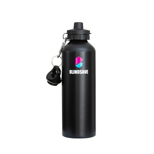 Drikkedunk - Blindsave Bottle - sort 750 ml. vandflaske