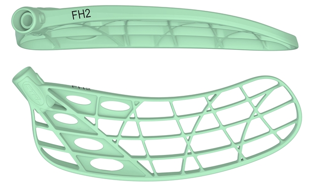 Floorball blad - FAT PIPE CTRL FH2 PE - Stavblad - Mint grøn