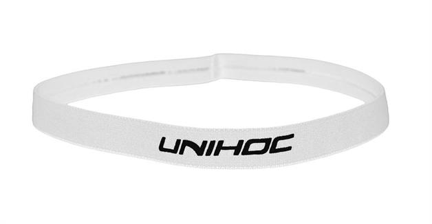 Hårbånd - Unihoc Classic Hairband - Hvidt, 1 stk.