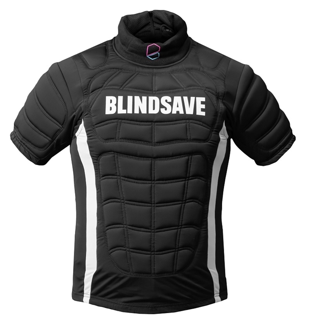 Jr. - Kortærmet floorball målmands t-shirt - Blindsave Lite Goalie Protective Vest