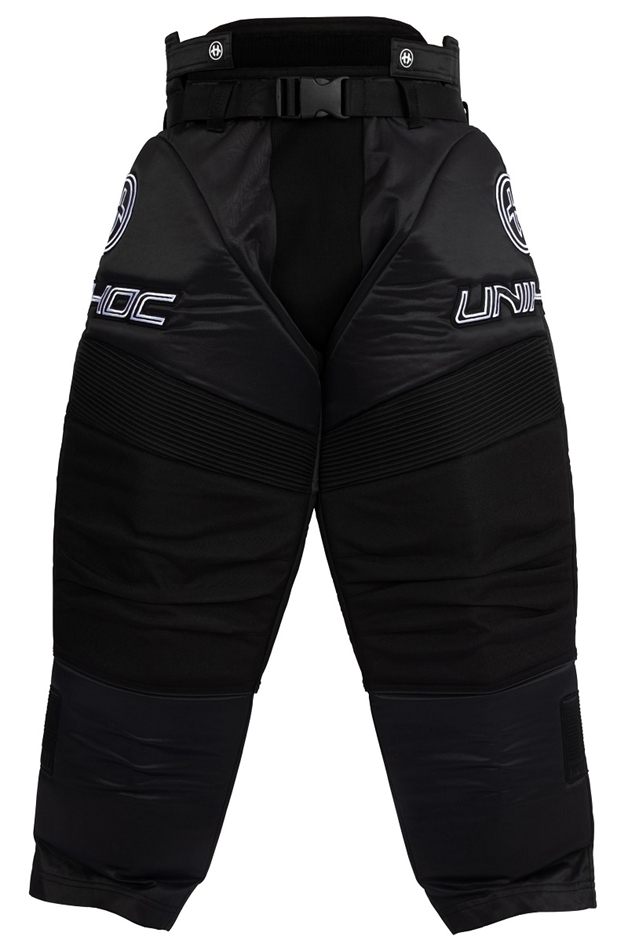 Unihoc floorball målmandsbukser - INFERNO All black - floorball bukser (str. 140-3XL)